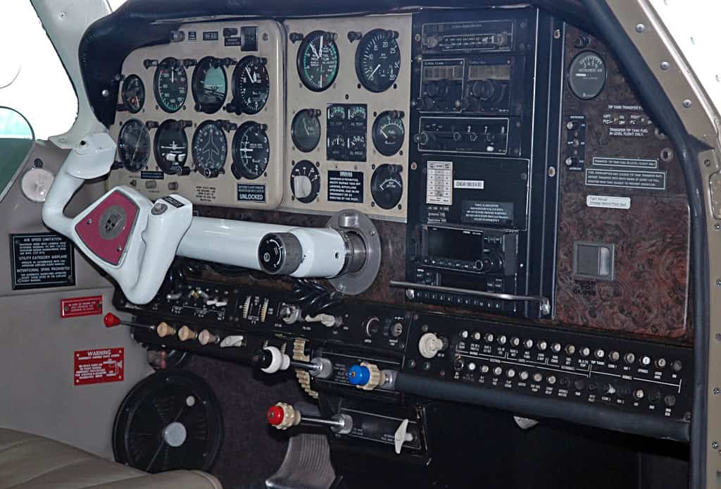 Beechcraft A36 Bonanza — a common aircraft for lean of peak operations