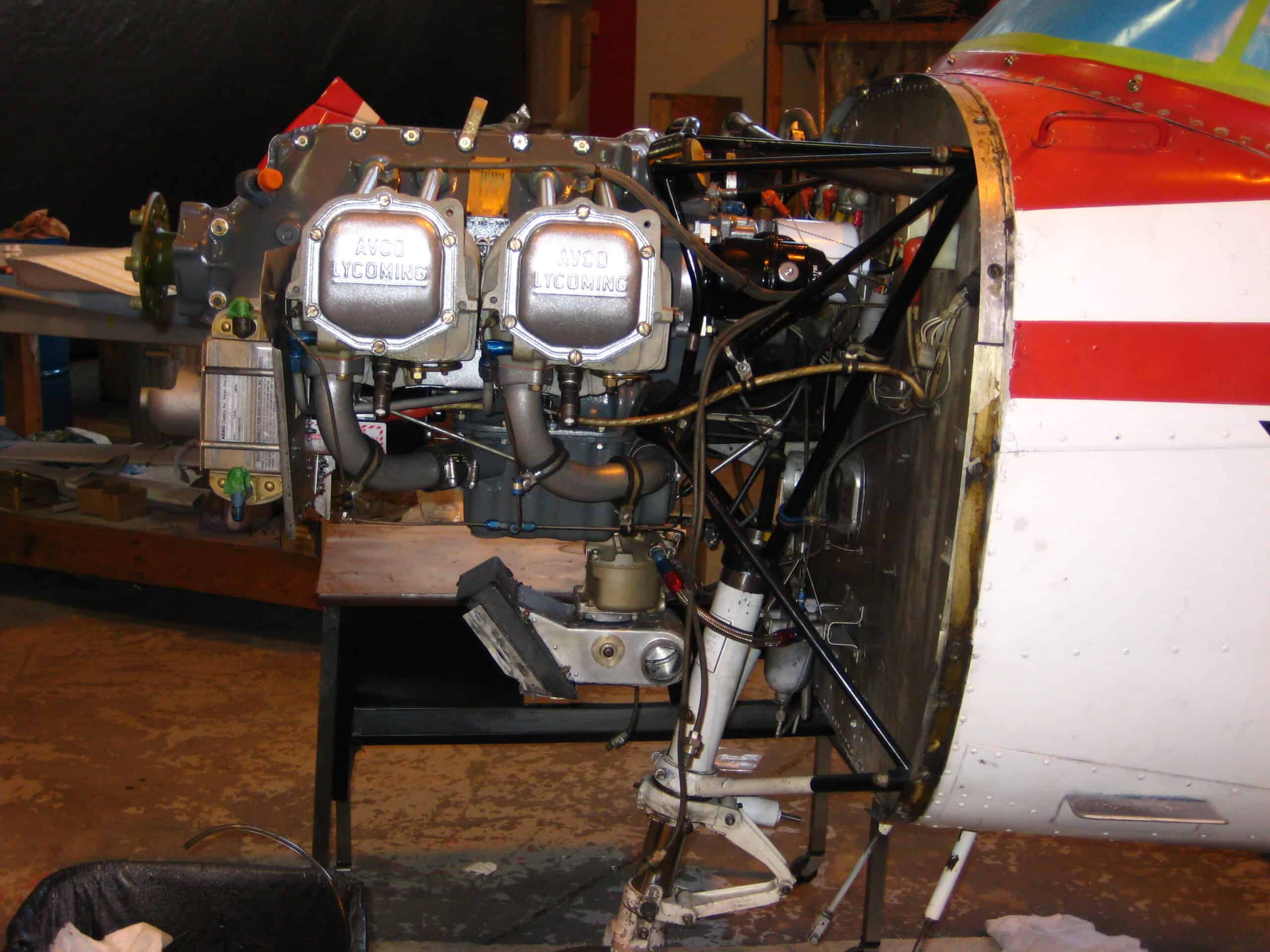 Cessna 152 engine aircraft pre-buy inspection left side