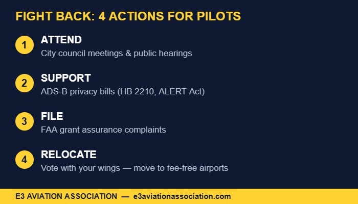 Four actions pilots can take to fight back against airport landing fees