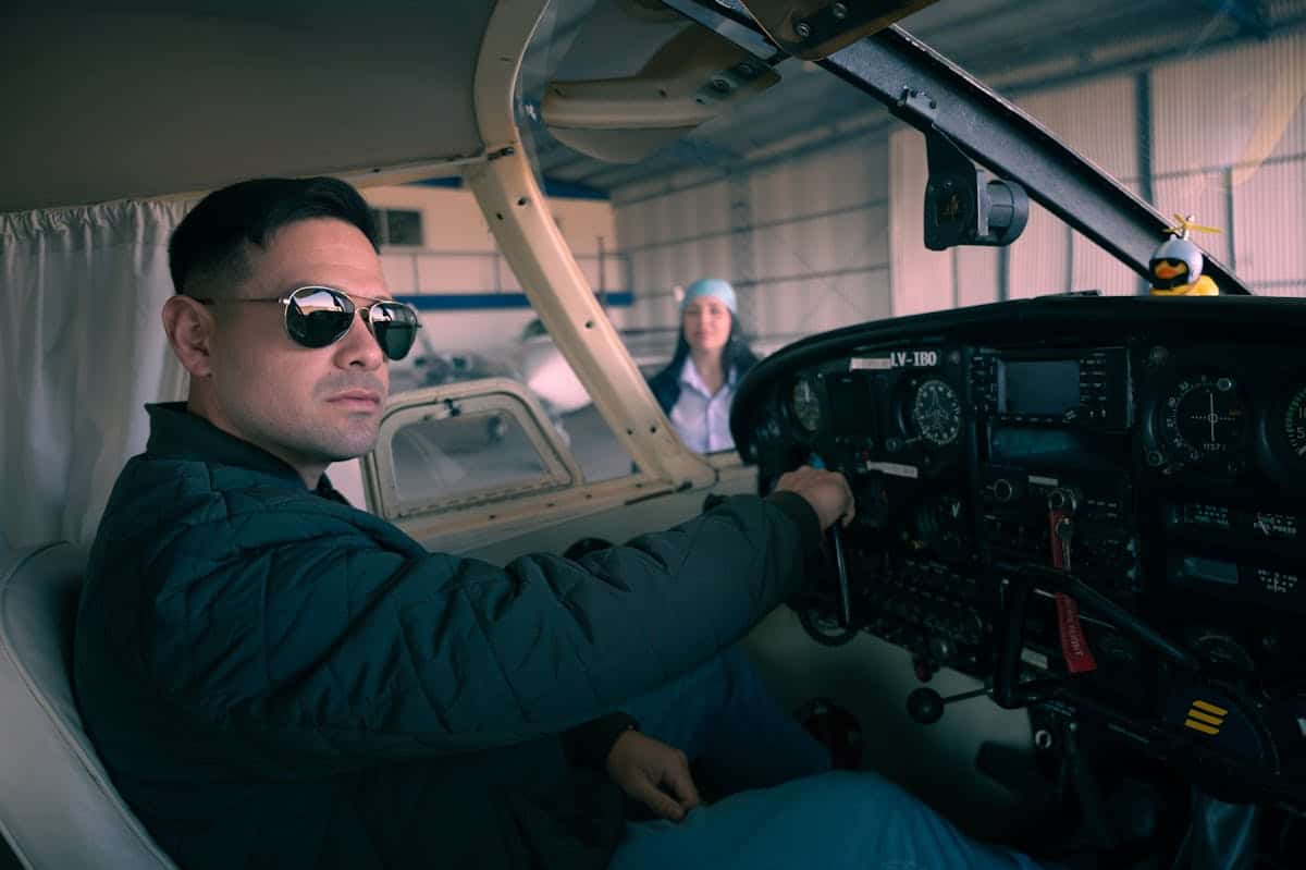 GA pilot health — pilot in cockpit ready for preflight