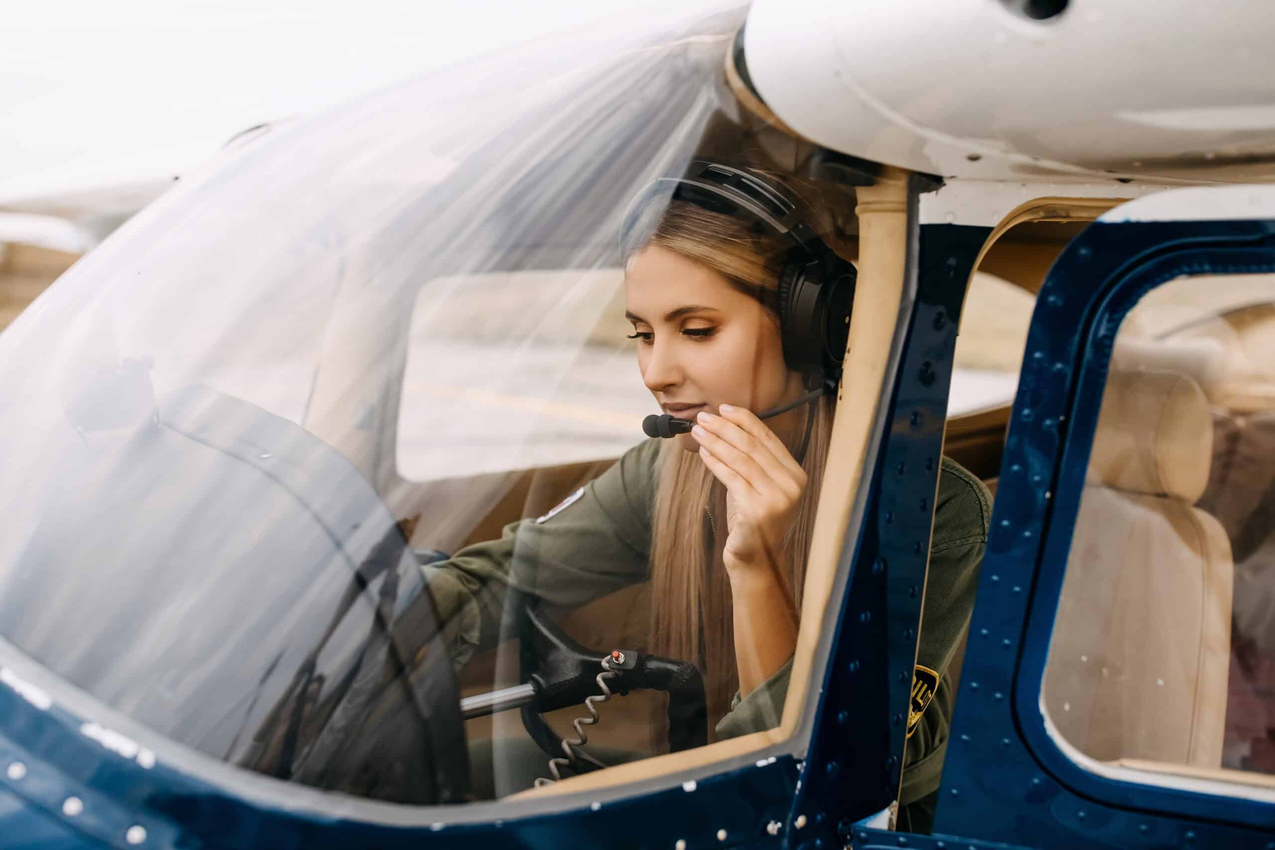GA pilot reviewing BasicMed expansion documentation at general aviation airport