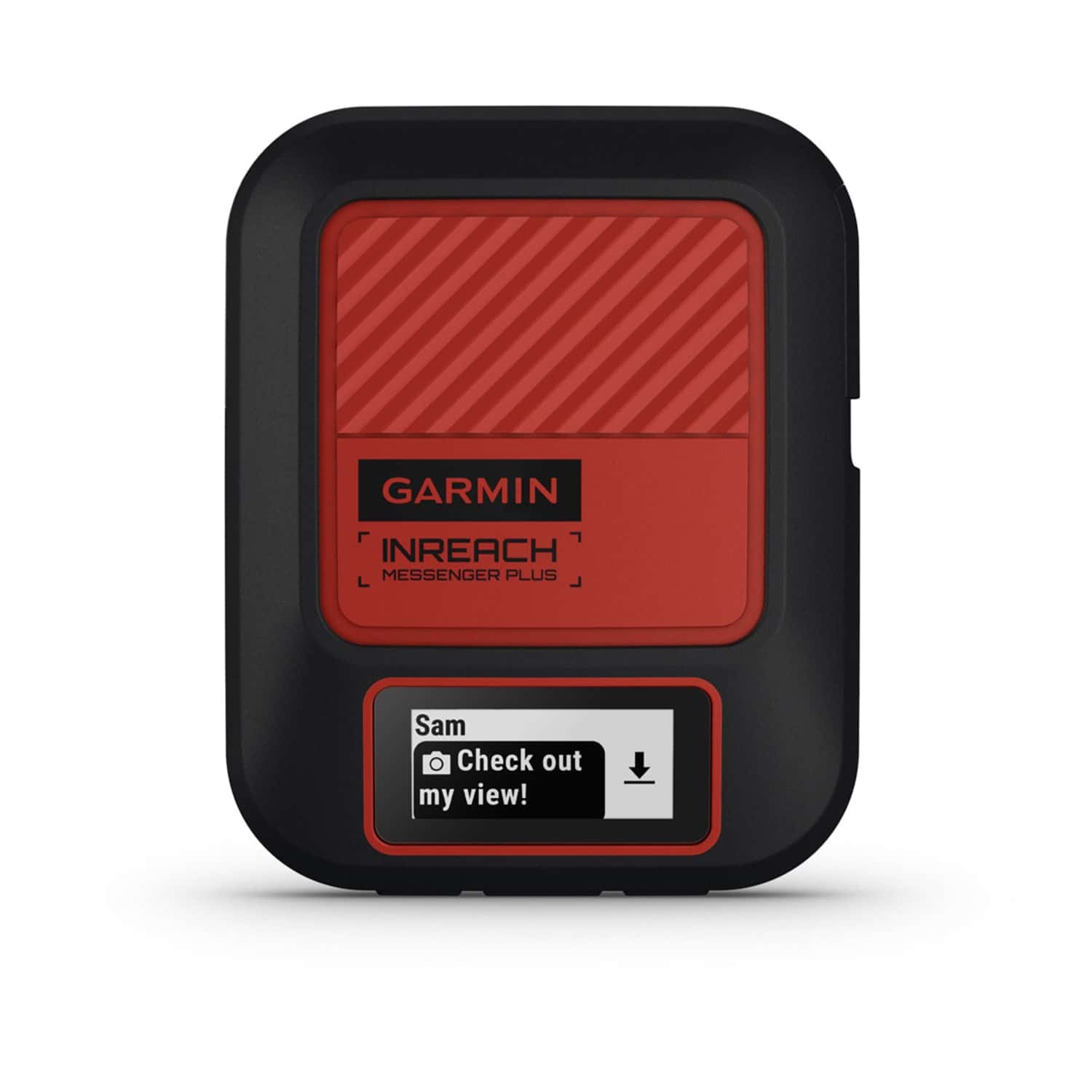 Garmin INREACH Messenger Plus satellite communication device for aviation.