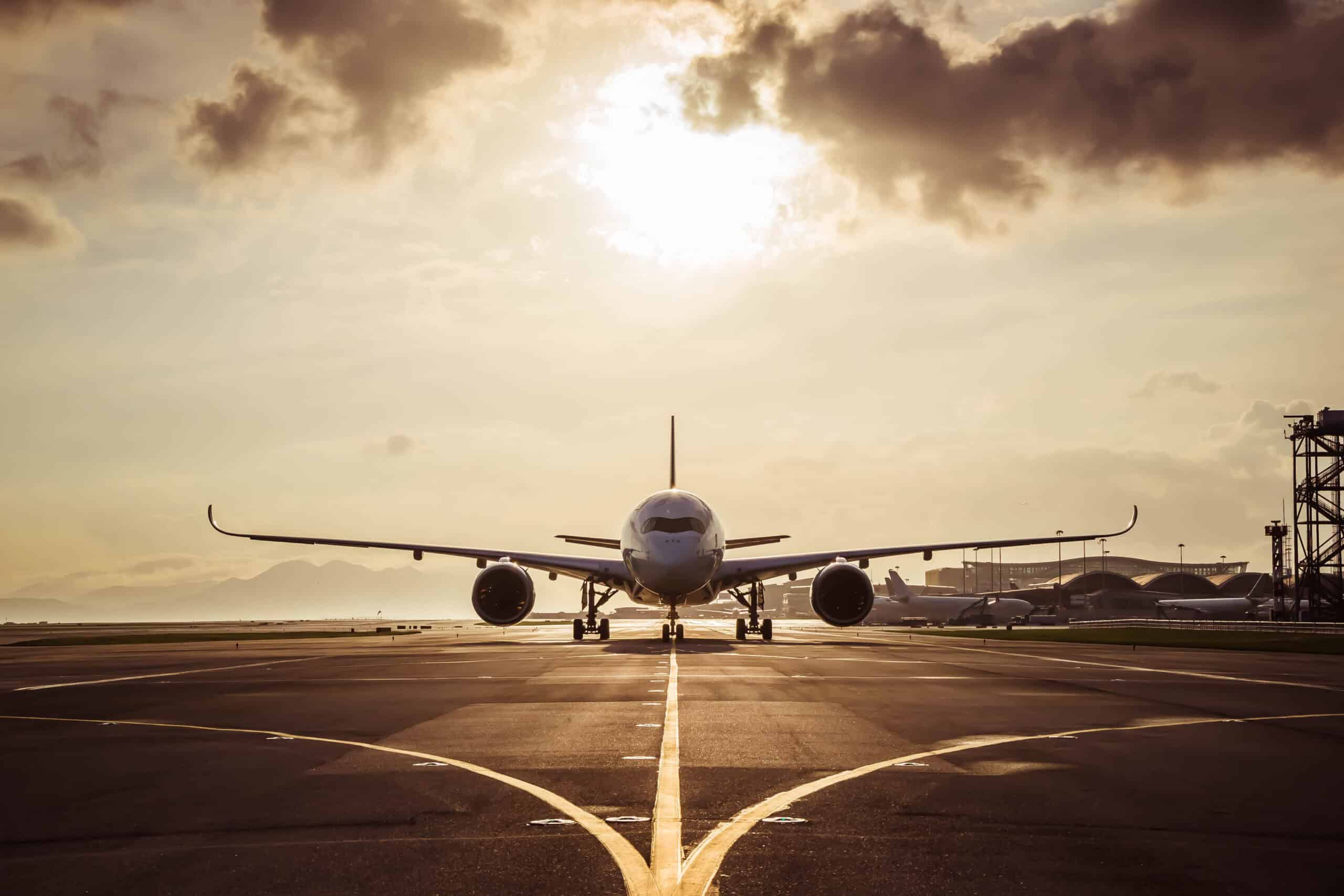 GA aircraft taxiing to runway during a learning to fly training flight