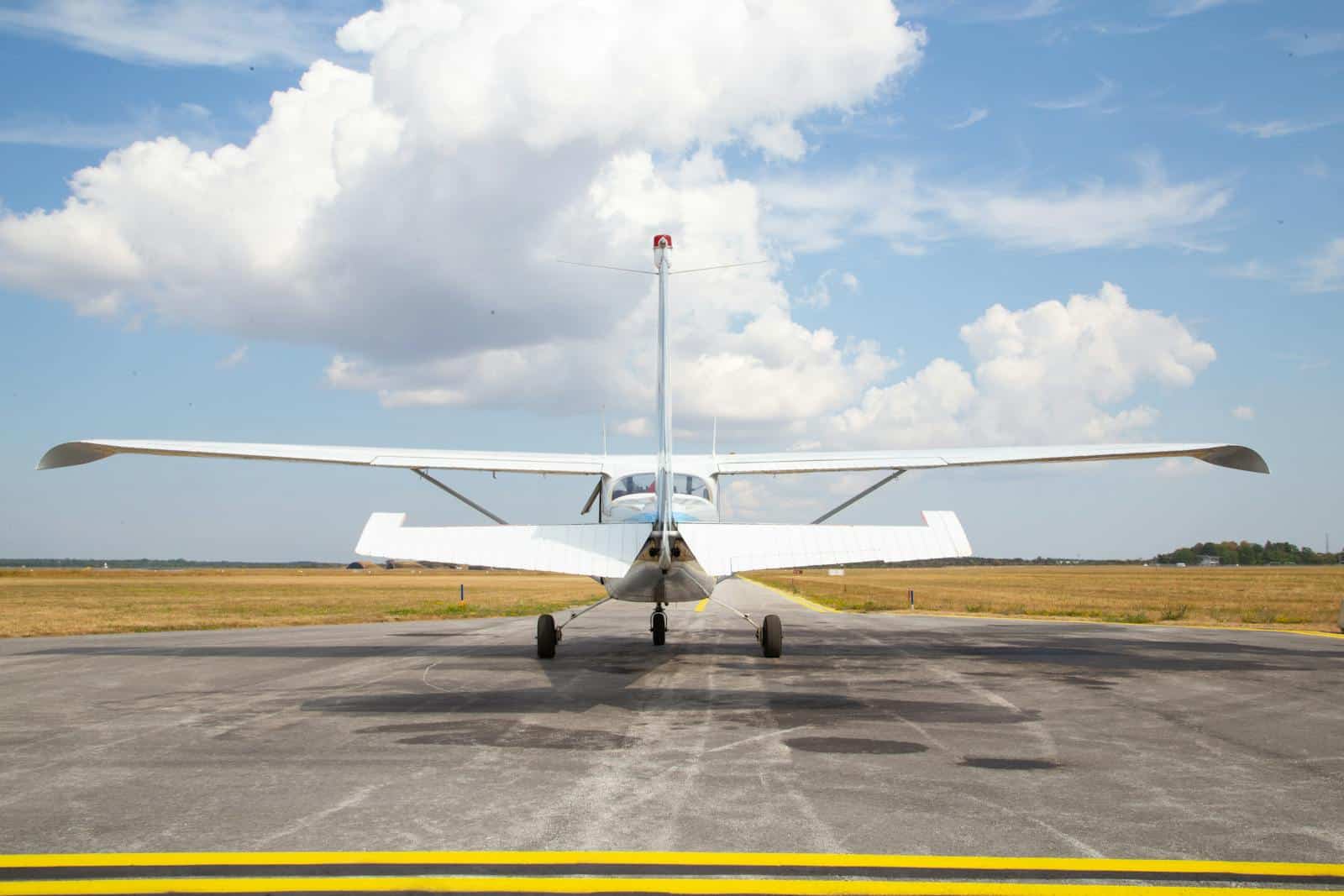 Cessna on a rural GA airfield