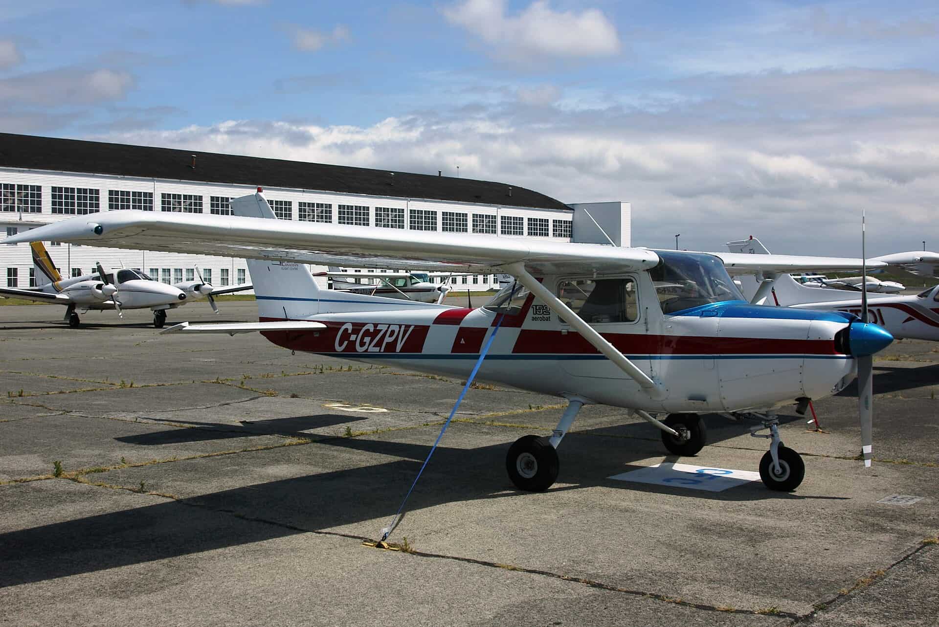 Cessna 152 Aerobat — spin-certified aircraft used for stall and spin recovery training