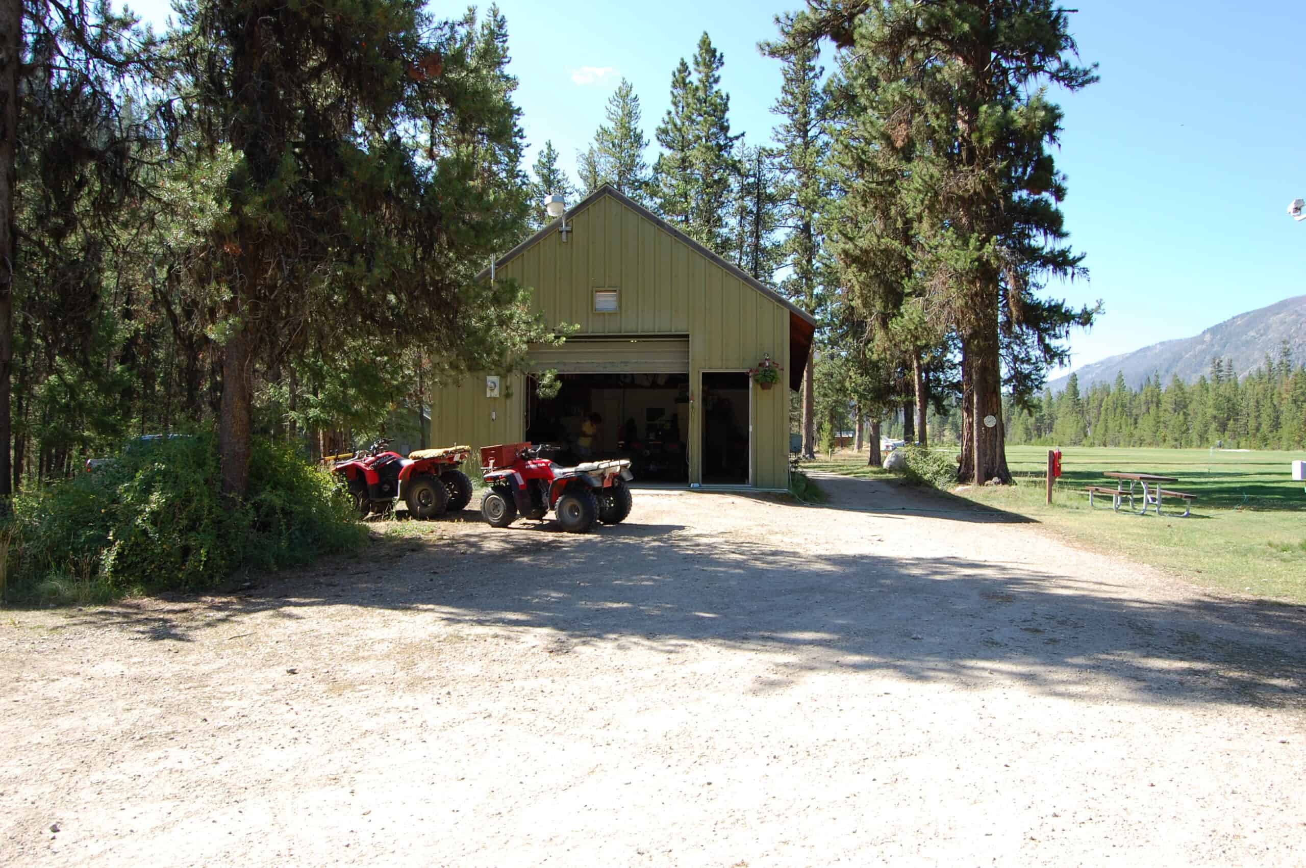 Idaho backcountry grass airstrip with GA singles — the Sun Valley Fly-In network of high-altitude fields.