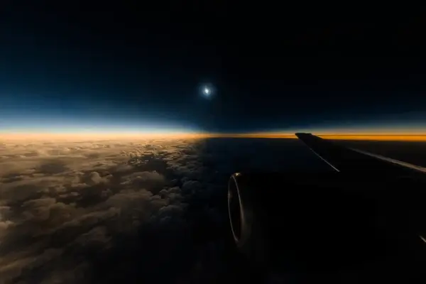 Experience the celestial magic flying during a solar eclipse. Discover route planning, safety tips, and the awe of totality from the cockpit.