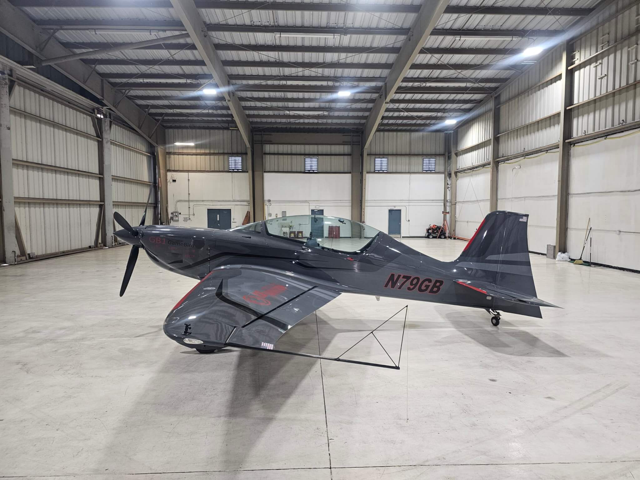 Gamebird GB1 in hanger